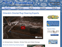Tablet Screenshot of orlandorugcleaning.com